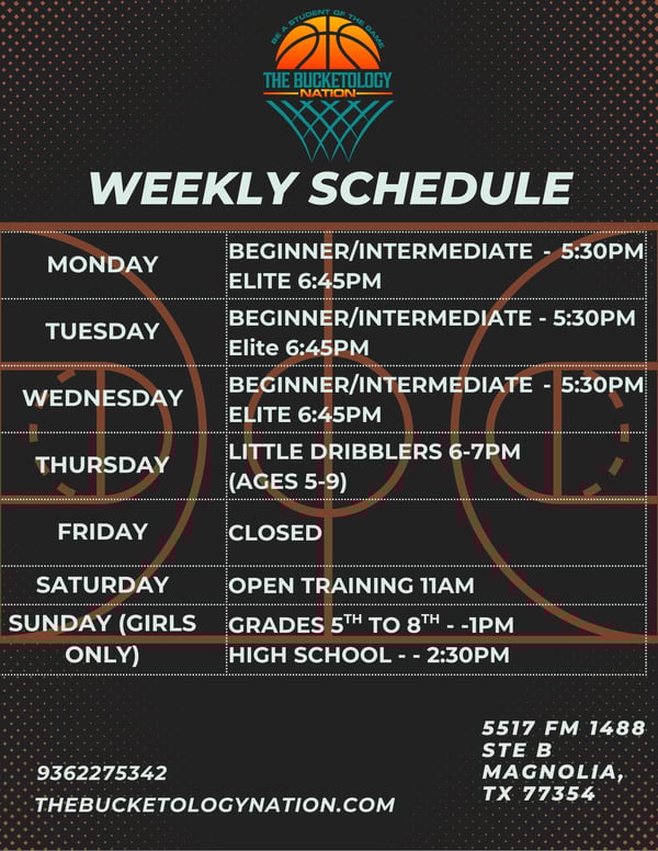 Red Beige Black Illustrative Basketball Competition Program-7